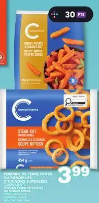 Marches Tradition COMPLIMENTS FROZEN FRIED POTATOES OR ONION RINGS offer