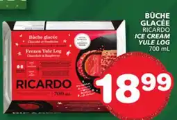 Marches Tradition RICARDO ICE CREAM YULE LOG offer