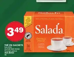 Marches Tradition SALADA OR RED ROSE Orange pekoe TEA BAGS offer