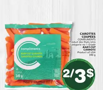 Marches Tradition COMPLIMENTS BABY-CUT CARROTS offer