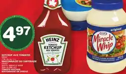 Marches Tradition HEINZ (750 mL ou 1 L) TOMATO KETCHUP, KRAFT MAYONNAISE OR SPREAD offer