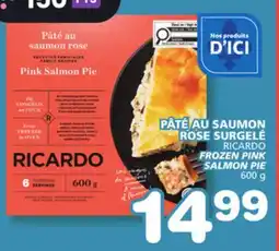 Marches Tradition RICARDO FROZEN PINK SALMON PIE offer