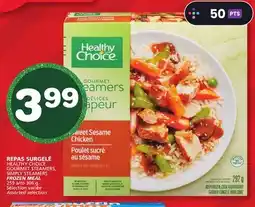 Marches Tradition HEALTHY CHOICE GOURMET STEAMERS, SIMPLY STEAMERS FROZEN MEAL offer