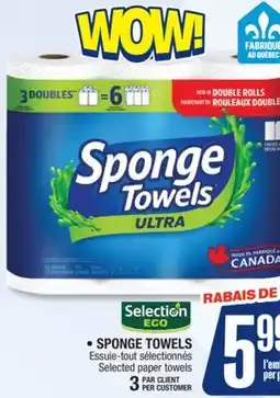 Jean Coutu SPONGE TOWELS Selected paper towels offer