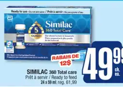 Jean Coutu SIMILAC 360 Total care Ready to feed offer