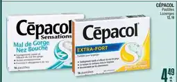 Jean Coutu CÉPACOL Pastilles offer
