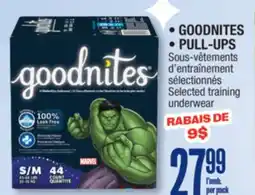 Jean Coutu GOODNITES, PULL-UPS Selected training underwear offer