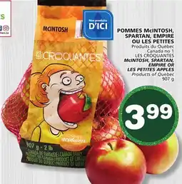 Marches Tradition SPARTAN, McINTOSH, SPARTAN, EMPIRE OR EMPIRE OR LES PETITES APPLES offer