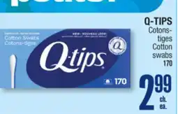 Jean Coutu Q-TIPS Cotton swabs offer