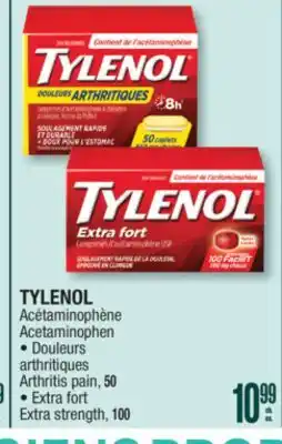 Jean Coutu TYLENOL Acetaminophen offer
