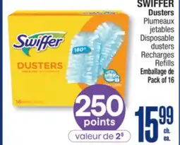 Jean Coutu SWIFFER Dusters Disposable dusters Refills offer