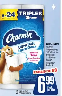 Jean Coutu CHARMIN Selected bathroom tissue offer