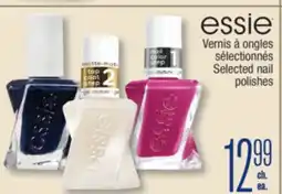 Jean Coutu essie Selected nail polishes offer