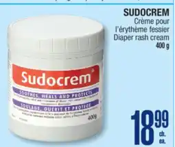 Jean Coutu SUDOCREM Diaper rash cream offer