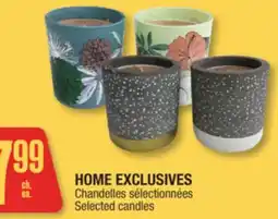 Jean Coutu HOME EXCLUSIVES Selected candles offer