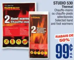 Jean Coutu STUDIO 530 Thermal Selected hand and foot warmers offer