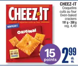 Jean Coutu CHEEZ-IT Oven-baked crackers offer