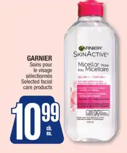 Jean Coutu GARNIER Selected facial care products offer
