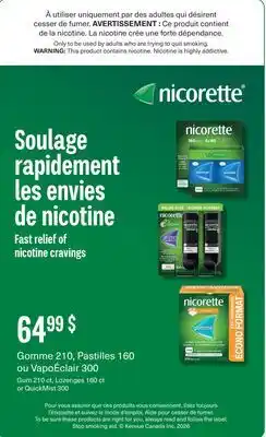 Jean Coutu Nicorette Gum offer