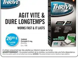Jean Coutu THRIVE Complet offer