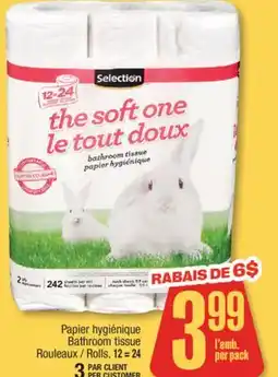 Jean Coutu SELECTION Bathroom tissue offer