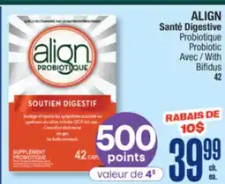 Jean Coutu ALIGN Santé Digestive Probiotic offer