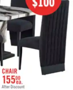The Brick Vega Dining Chair with Polyester Fabric, Wood, Channeled Tufting - Natural offer