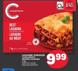 Marché Bonichoix COMPLIMENTS FROZEN LASAGNA offer