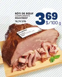 Marché Bonichoix COMPLIMENTS ROASTBEEF offer
