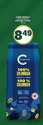 Marché Bonichoix COMPLIMENTS GROUND COFFEE offer