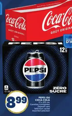 Marché Bonichoix PEPSI OR COCA-COLA offer