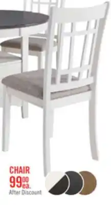 The Brick Dena Dining Chair with Linen-Look Fabric - Dove Grey offer