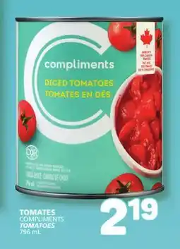 Marché Bonichoix COMPLIMENTS TOMATOES offer