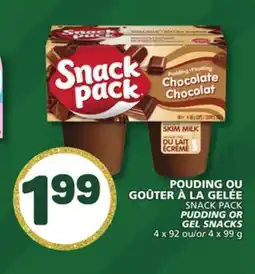 Marché Bonichoix SNACK PACK PUDDING OR GEL SNACKS offer