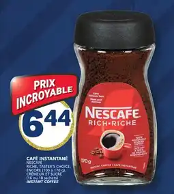 Marché Bonichoix NESCAFÉ INSTANT COFFEE offer