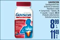 Jean Coutu GAVISCON Heartburn relief Selected products offer