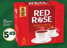 Marché Bonichoix RED ROSE Orange pekoe TEA BAGS offer
