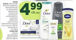 Proxim DOVE DOVE MEN+CARE Selected hair care products, antiperspirants or deodorants offer