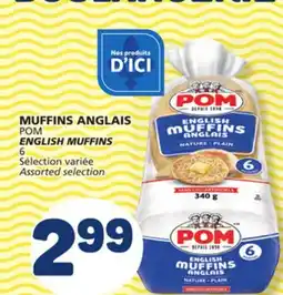 Marché Bonichoix POM ENGLISH MUFFINS offer