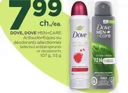 Proxim DOVE, DOVE MEN+CARE Selected antiperspirants or deodorants offer