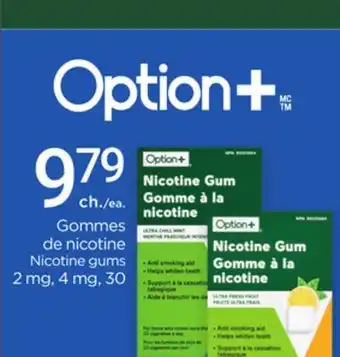 Proxim Option+ Nicotine gums offer