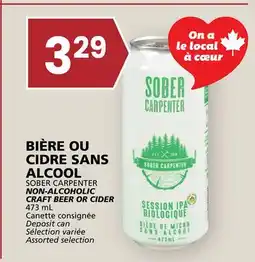 Rachelle-Bery Grocery SOBER CARPENTER NON-ALCOHOLIC CRAFT BEER OR CIDER 473 mL offer