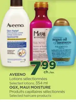 Proxim AVEENO Selected lotions offer