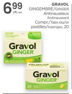 Proxim GRAVOL GINGEMBRE/GINGER Antinauseant offer