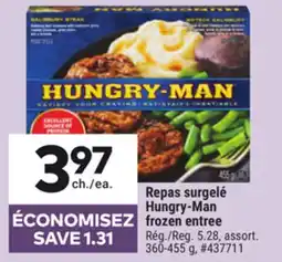 Giant Tiger Repas surgelé Hungry-Man frozen entree offer