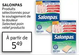 Brunet SALONPAS Produits sélectionnés pour le soulagement de la douleur offer