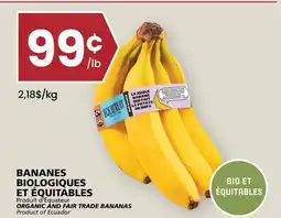 Rachelle-Bery Grocery ORGANIC AND FAIR TRADE BANANAS offer