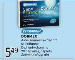 Brunet PERSONNELLE DORMEX Aide-sommeil extra fort sélectionné Diphénhydramine offer