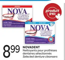 Brunet NOVADENT Nettoyants pour prothèses dentaires sélectionnés offer