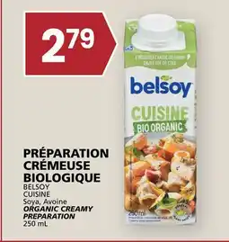 Rachelle-Bery Grocery BELSOY CUISINE Soya, Avoine ORGANIC CREAMY PREPARATION offer